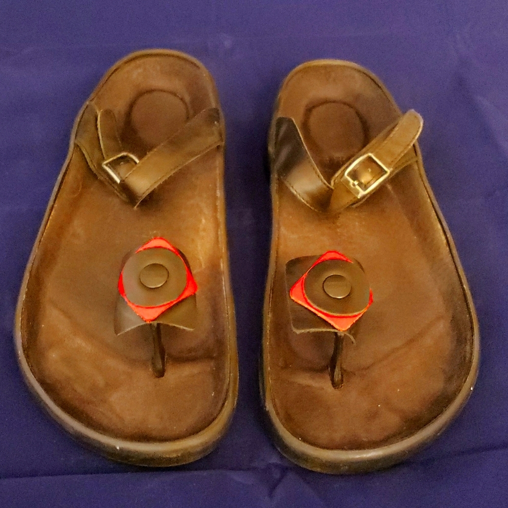 Toe post mary Jane flip flop
